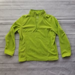 Made for Life green quarter zip sweatshirt